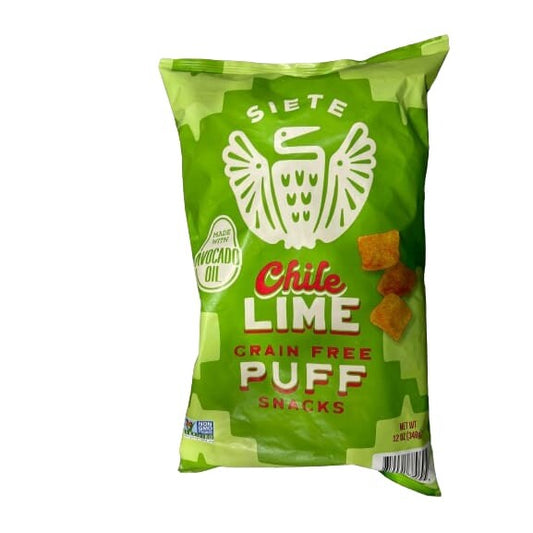 Siete Chile Lime Grain Free Puff Snacks 12 oz. - Siete