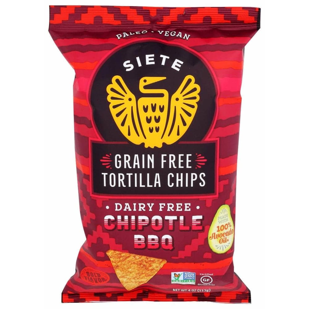 SIETE SIETE Chipotle BBQ Tortilla Chips, 4 oz