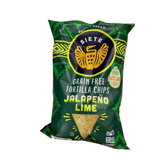 Siete Grain Free Jalapen/Lime Tortilla Chips 12 oz. - Siete