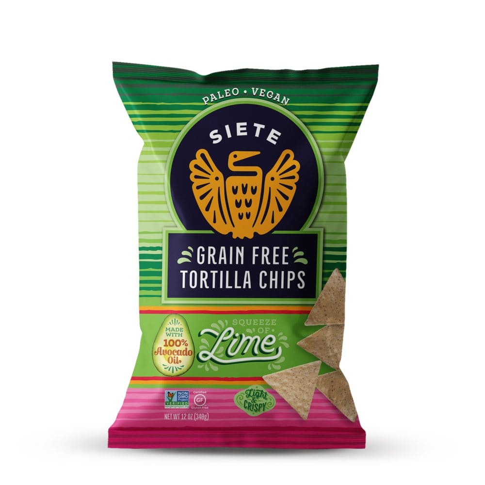 Siete Lime Grain-Free Tortilla Chips (12 oz.) - Chips - Siete Lime