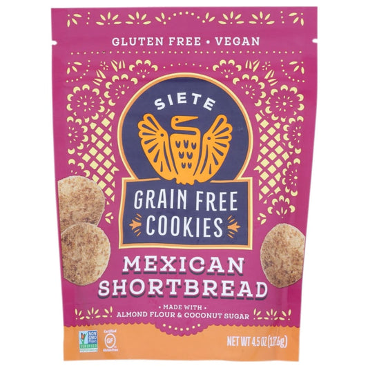 SIETE: Mexican Shortbread Cookies 4.5 oz (Pack of 5) - SIETE
