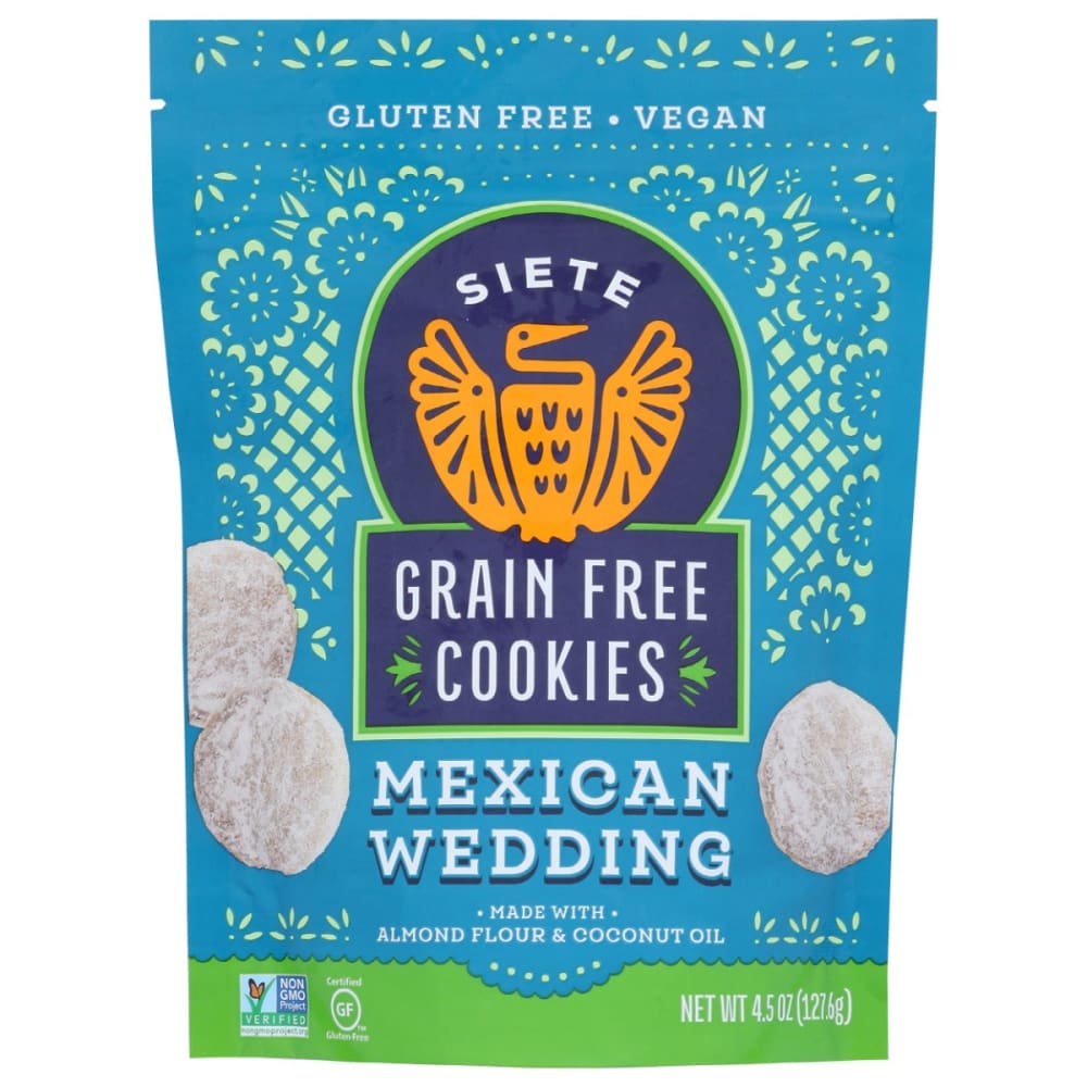 SIETE: Mexican Wedding Cookies 4.5 oz (Pack of 5) - SIETE