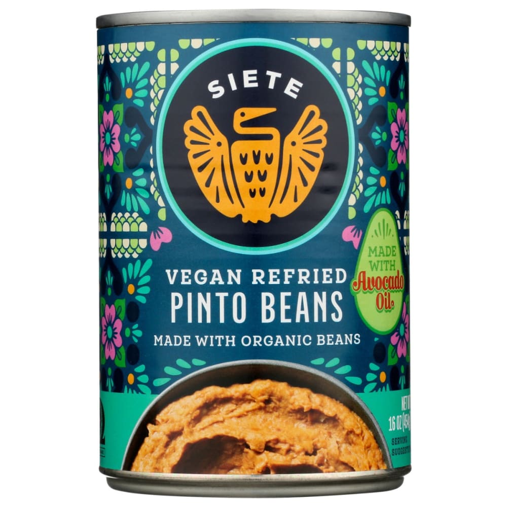SIETE: Refried Pinto Beans 16 oz (Pack of 5) - Grocery > Beverages > Coffee Tea & Hot Cocoa - SIETE