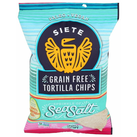 SIETE SIETE Sea Salt Grain Free Tortilla Chips, 1 oz