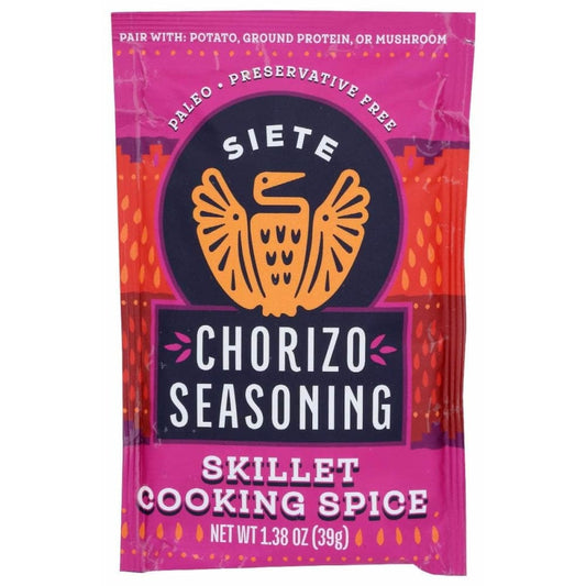 SIETE SIETE Seasoning Chorizo, 1.38 oz