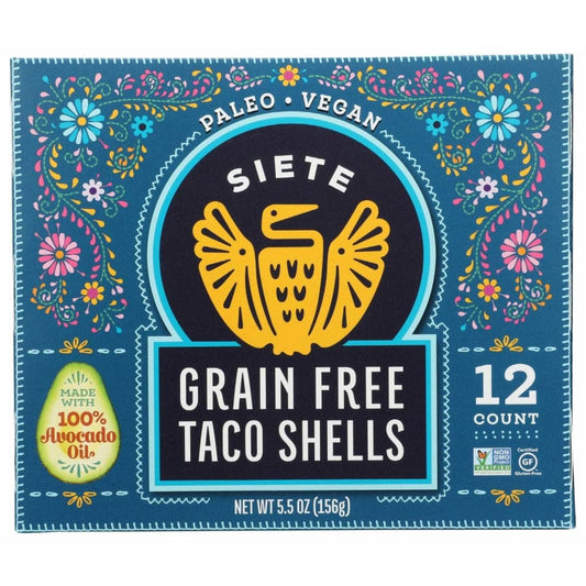 SIETE SIETE Shells Taco Grain Free, 5.5 oz