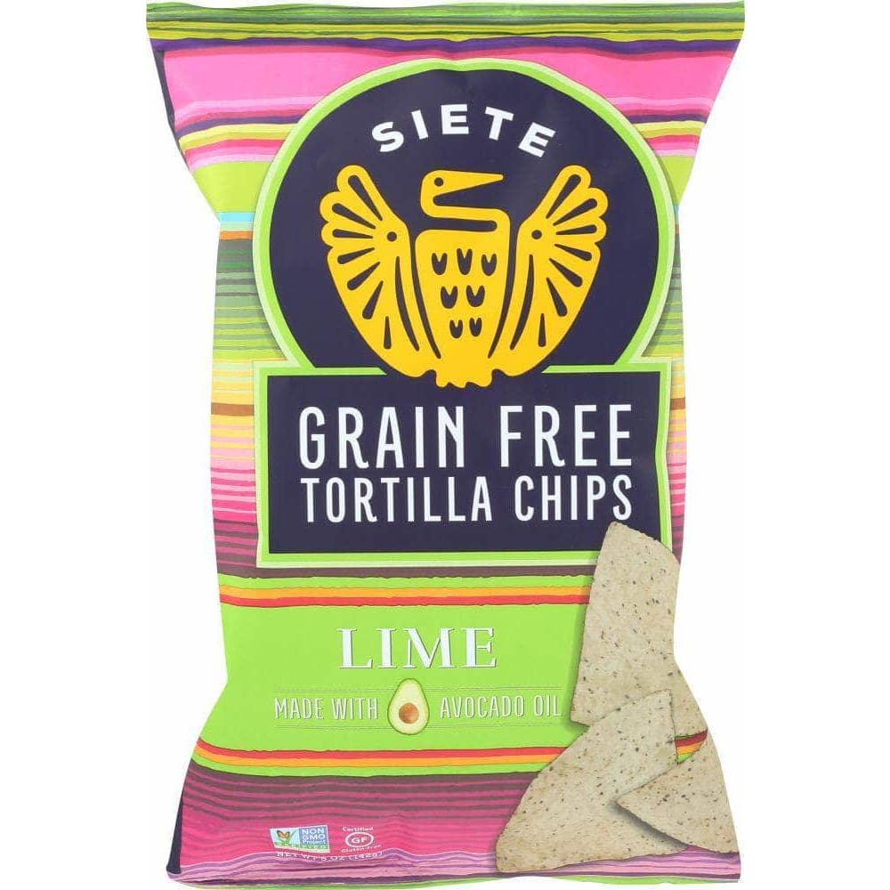 Siete Siete Tortilla Lime Chips Grain Free, 5 oz