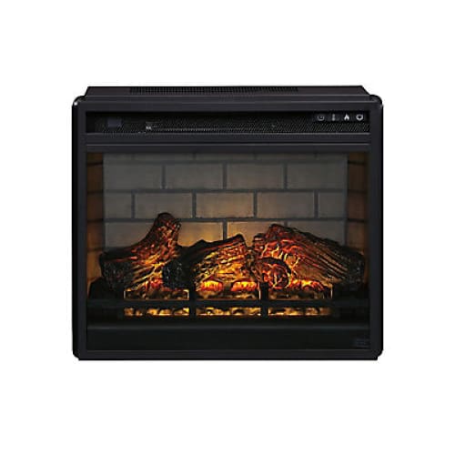 Signature Design by Ashley Entertainment Accessories Electric Infrared Fireplace Insert - Black - Home/Furniture/Home Upgrades/ - Signature