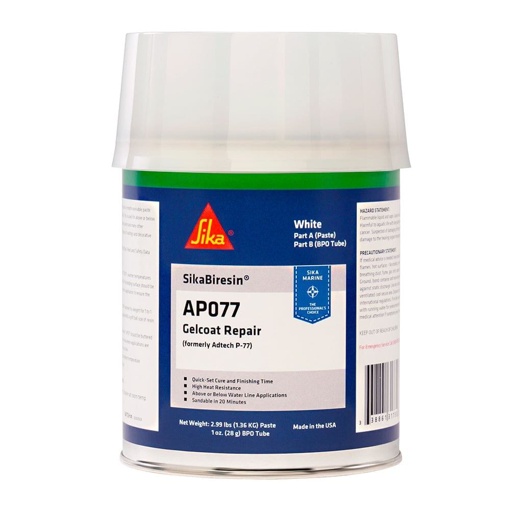 Sika SikaBiresin® AP077 + BPO Cream Hardener - White - Quart - Boat Outfitting | Adhesive/Sealants - Sika