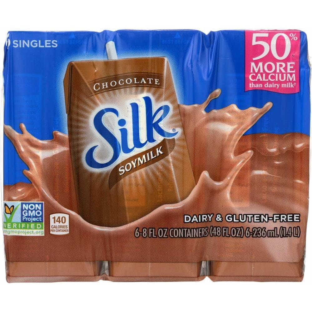 Silk Silk Chocolate Soymilk 6 Count, 48 oz