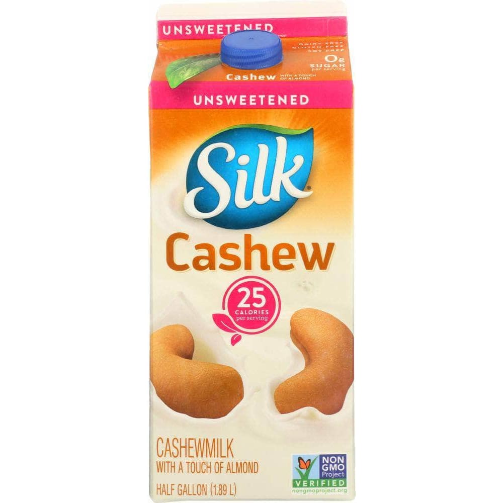 Silk Silk Unsweetened Cashew Milk, 64 oz