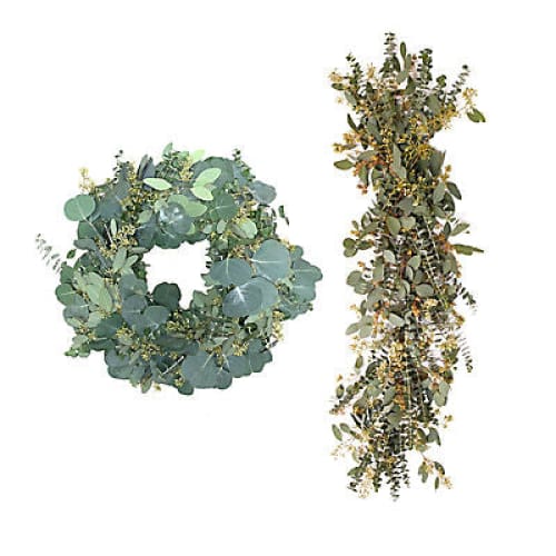 Silver Eucalyptus Wreath and Garland - Home/Grocery/Specialty Shops/New To Grocery/ - InBloom