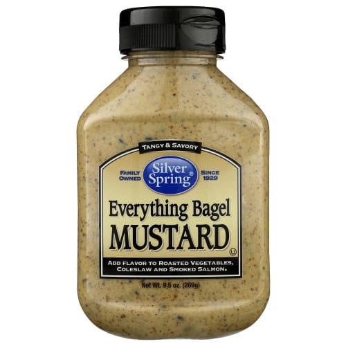 SILVER SPRINGS: Mustard Everything Bagel 9.5 OZ (Pack of 5) - Grocery > Pantry > Condiments - SILVER SPRINGS