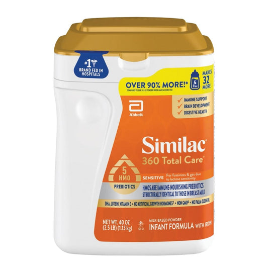 Similac 360 Total Care Sensitive Infant Formula Powder 40 oz. - Home/Baby & Kids/Baby Food & Formula/Baby Formula/ - Similac