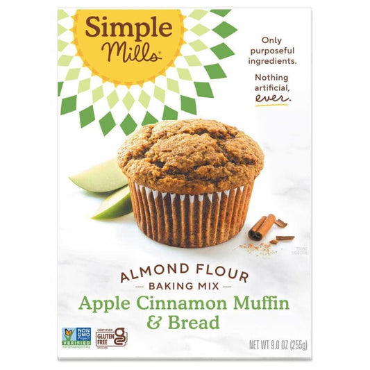 SIMPLE MILLS Simple Mills Apple Cinnamon Muffin Mix, 9 Oz