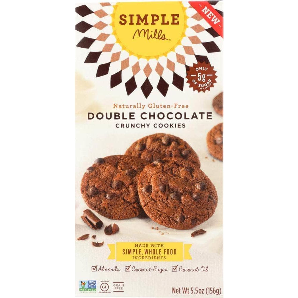 Simple Mills Simple Mills COOKIES CRNCHY DBL CHOC C (5.500 OZ)