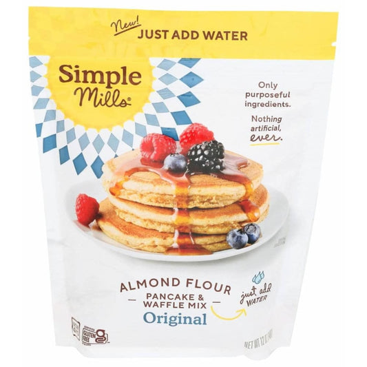 SIMPLE MILLS Simple Mills Mix Pancake And Waffle Almond Flour, 12 Oz