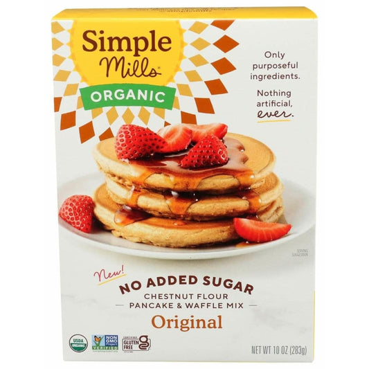SIMPLE MILLS Simple Mills Mix Pancake Waffle Chestnut, 10 Oz