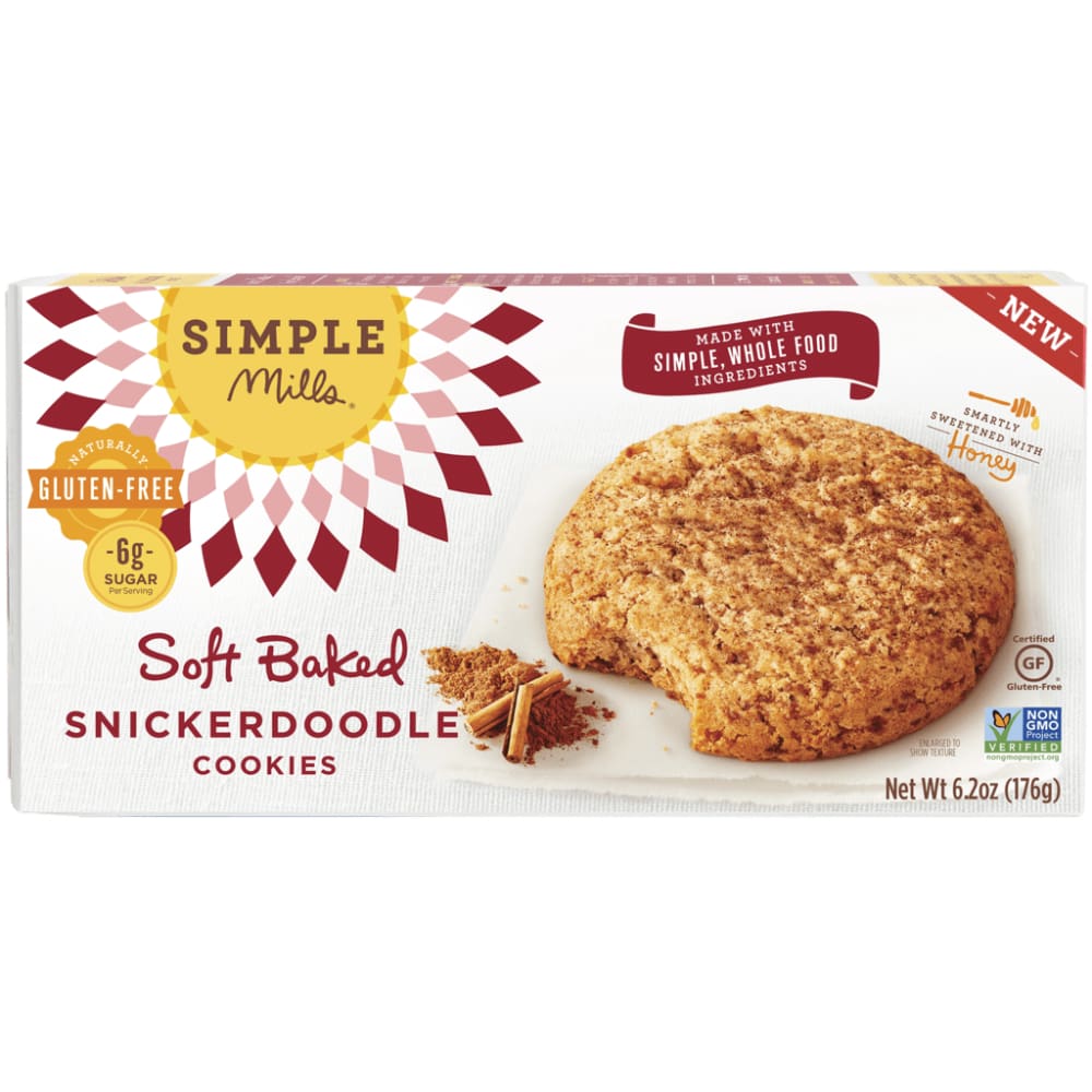 Simple Mills Simple Mills Soft Baked Snickerdoodle Cookies, 6.2 oz