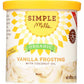 Simple Mills Simple Mills Vanilla Frosting, 10 oz