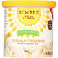 Simple Mills Simple Mills Vanilla Frosting, 10 oz