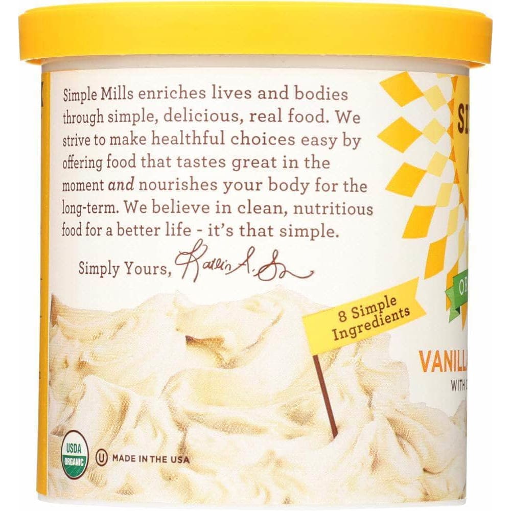 Simple Mills Simple Mills Vanilla Frosting, 10 oz