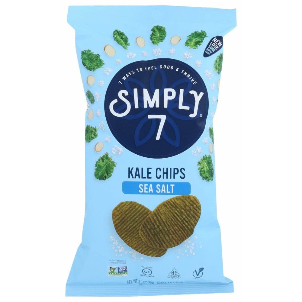 SIMPLY 7 SIMPLY 7 Chip Kale Sea Salt, 3.5 oz