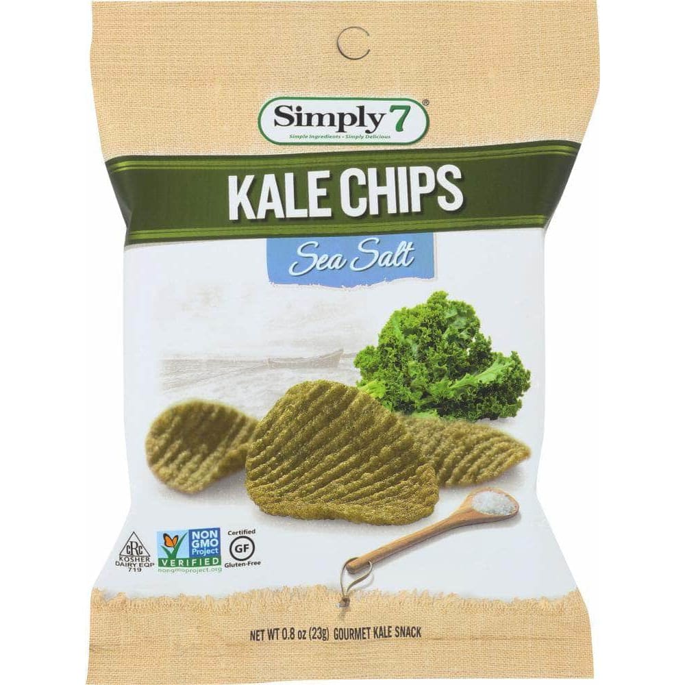 SIMPLY 7 Simply 7 Sea Salt Kale Chips, 0.8 Oz