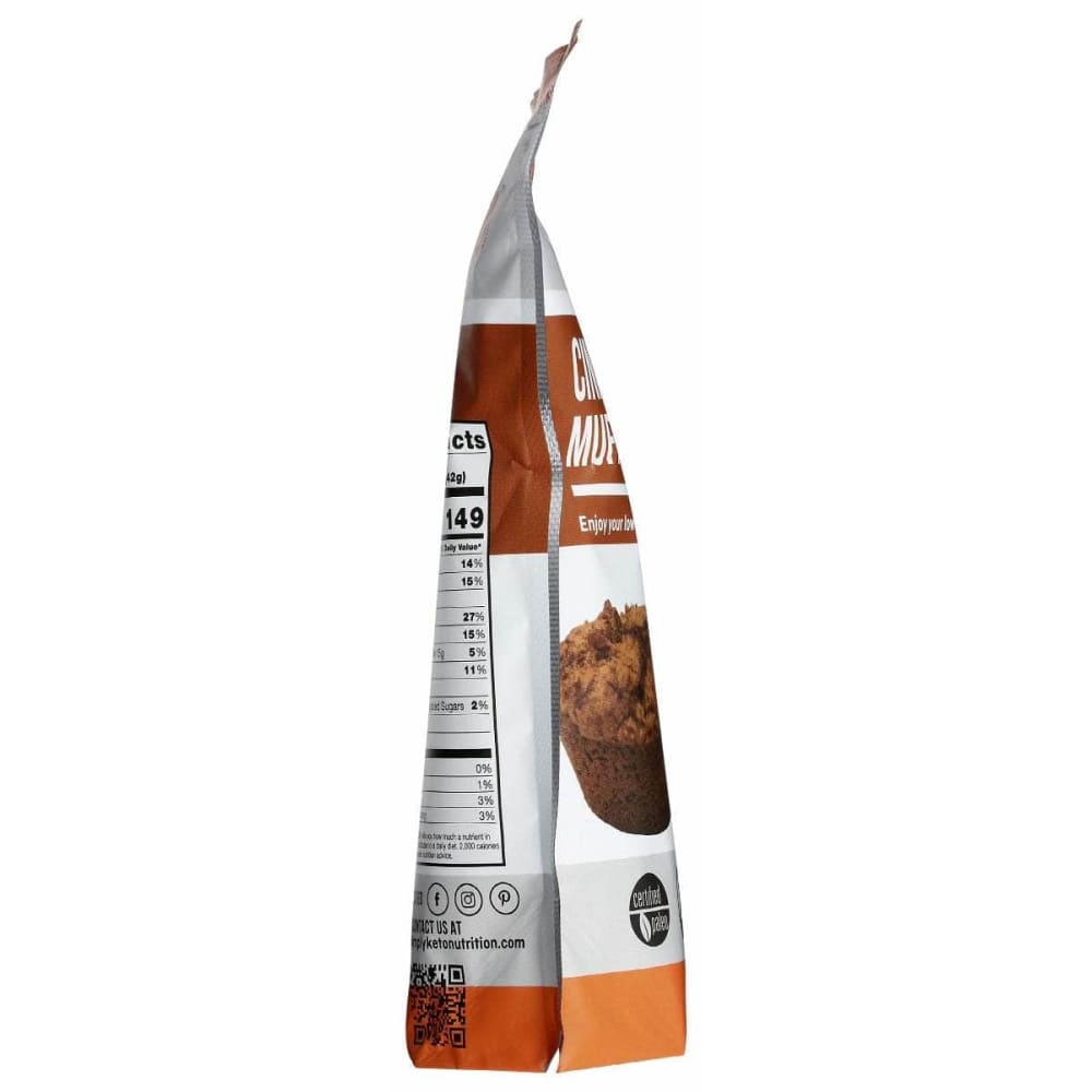 SIMPLY KETO NUTRITION Grocery > Cooking & Baking > Baking Ingredients SIMPLY KETO NUTRITION: Low Carb and Keto Friendly Cinnamon Swirl Muffin Mix, 11 oz