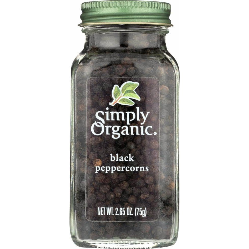 Simply Organic Simply Organic Black Whole Peppercorns, 2.65 Oz