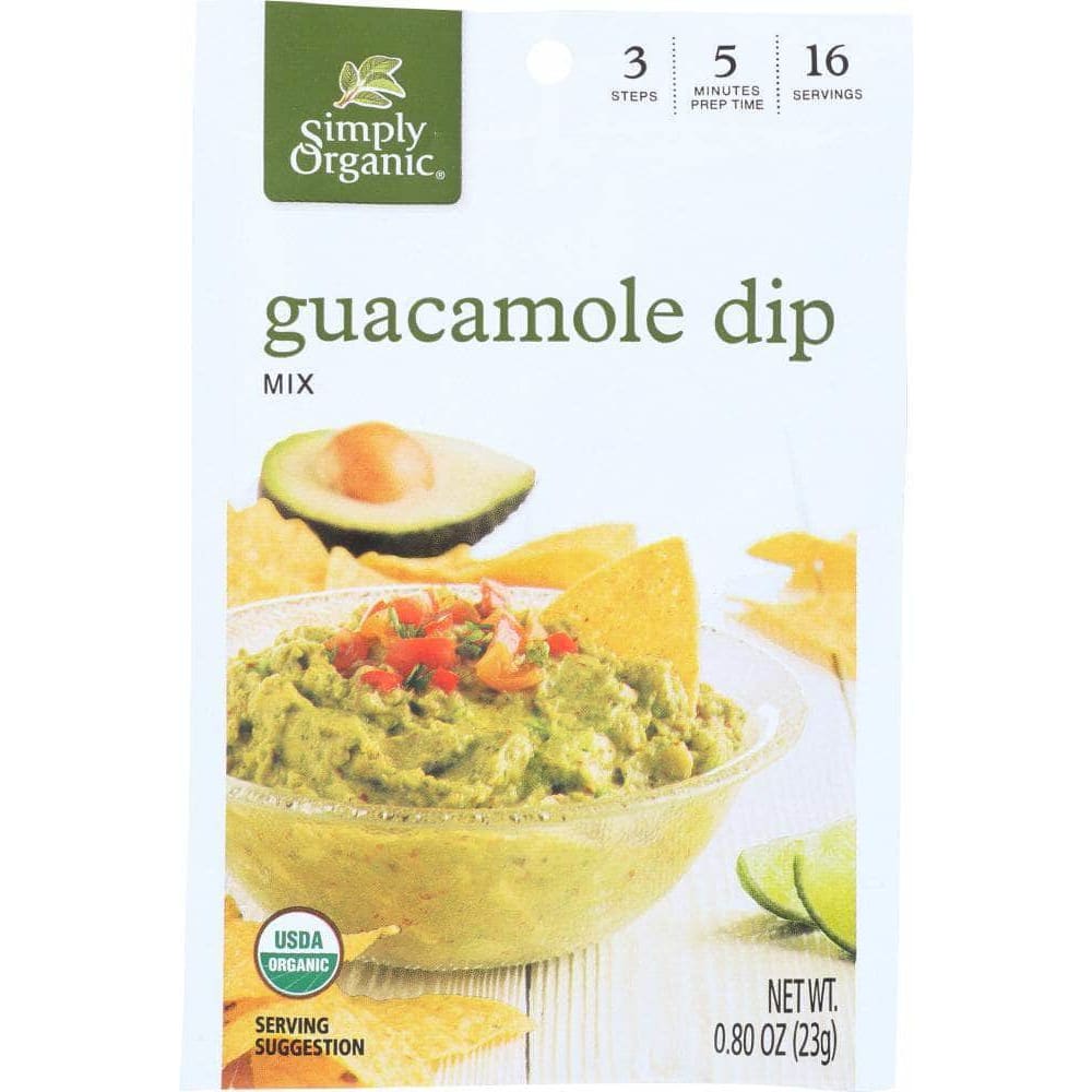 Simply Organic Simply Organic Dip Mix Guacamole, 0.8 Oz