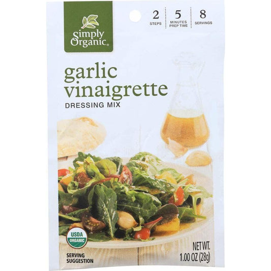 SIMPLY ORGANIC Simply Organic Garlic Vinaigrette Dressing Mix, 1 Oz