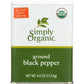 Simply Organic Simply Organic Ground Black Pepper, 4 oz