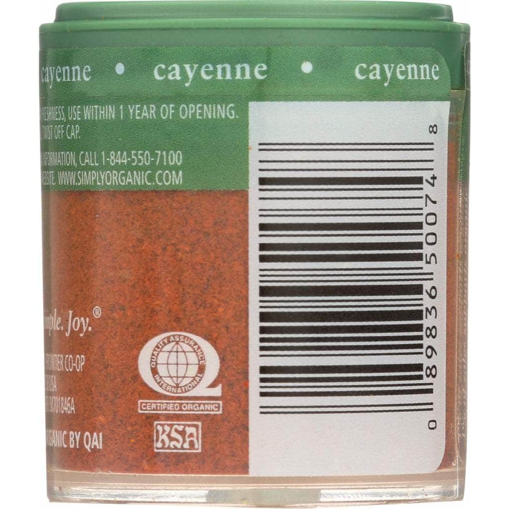 Simply Organic Simply Organic Mini Cayenne Pepper Ground, .53 oz