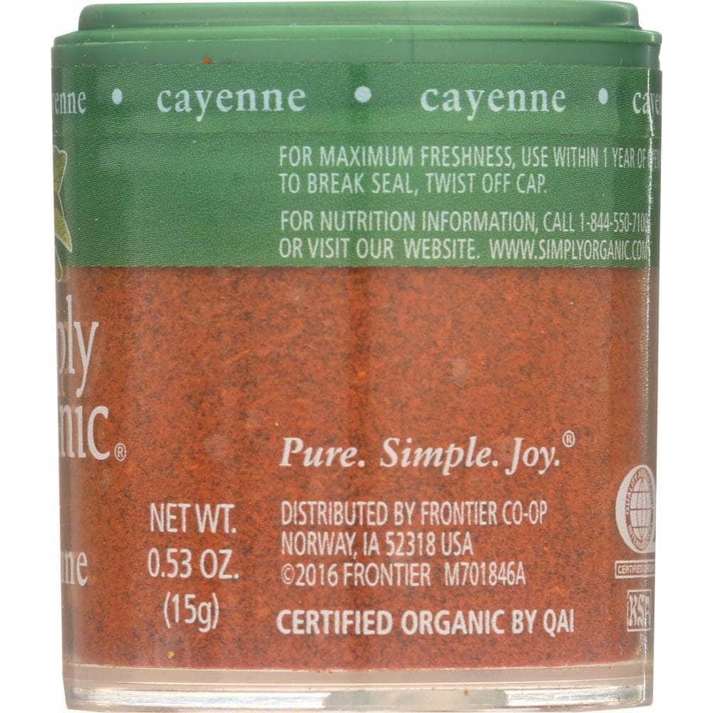 Simply Organic Simply Organic Mini Cayenne Pepper Ground, .53 oz