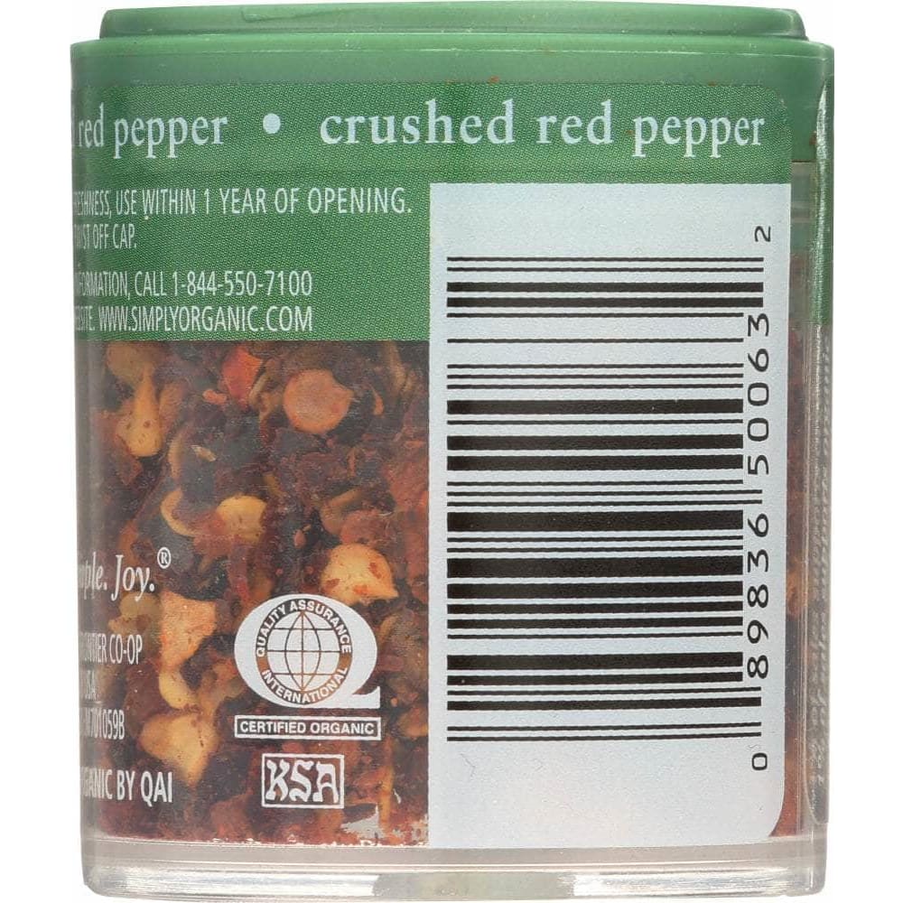 Simply Organic Simply Organic Mini Crushed Red Pepper, .42 oz