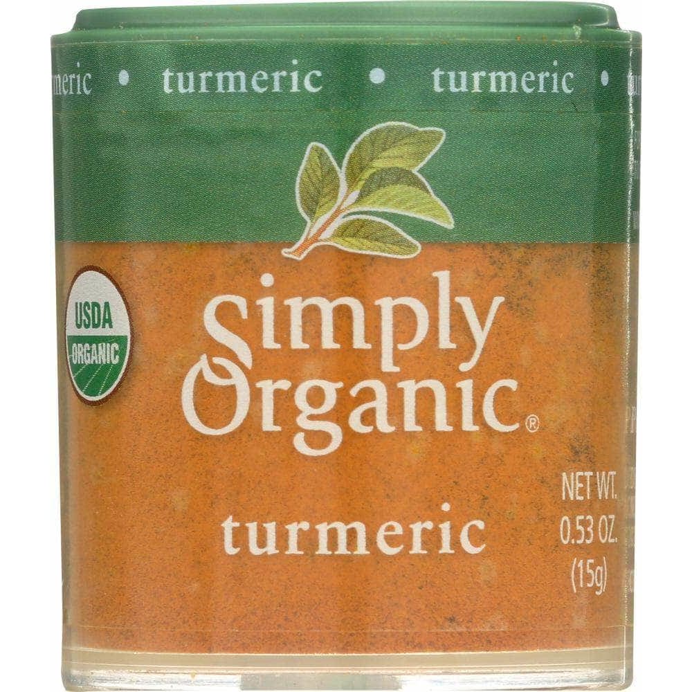 Simply Organic Mini Ground Turmeric, .53 oz (Case of 5) | ShelHealth