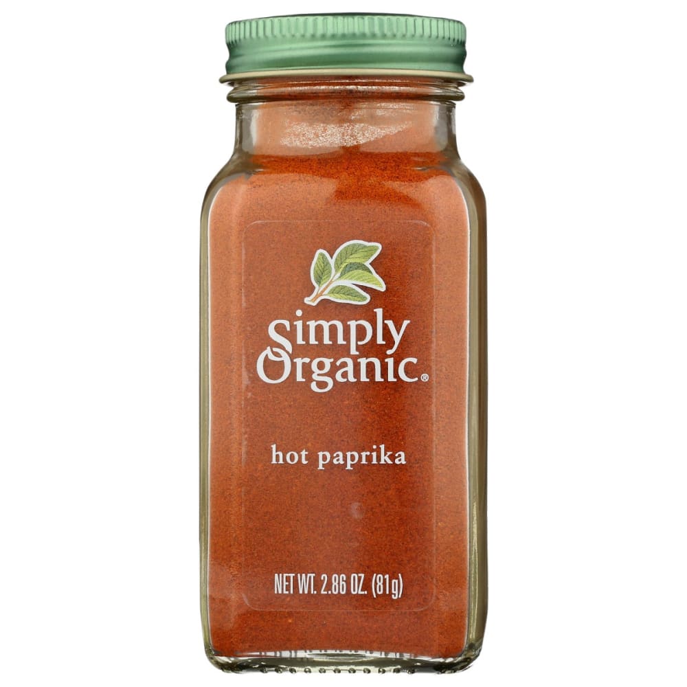 SIMPLY ORGANIC: Paprika Hot 2.86 oz (Pack of 4) - Simply Organic