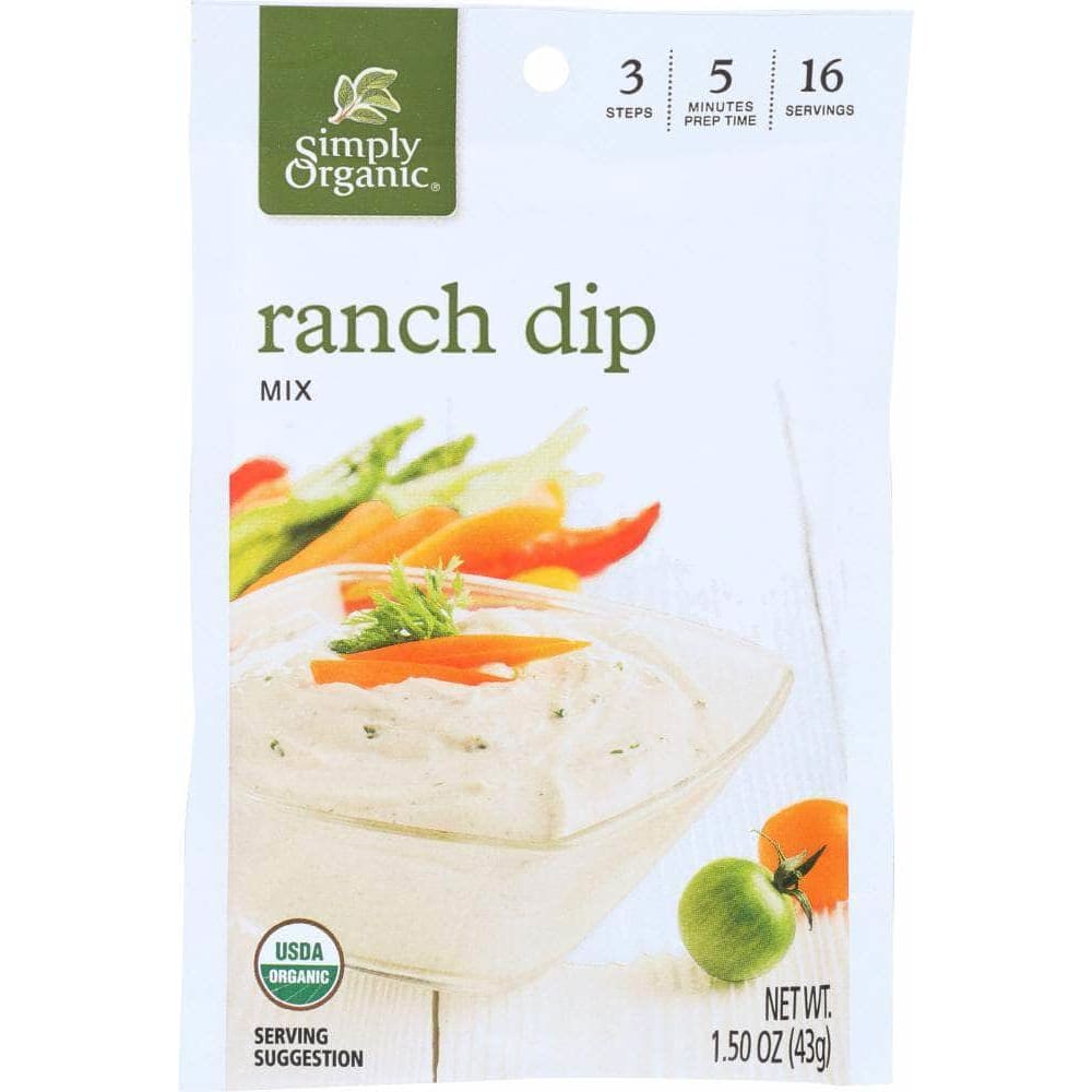Simply Organic Simply Organic Ranch Dip Mix, 1.5 Oz