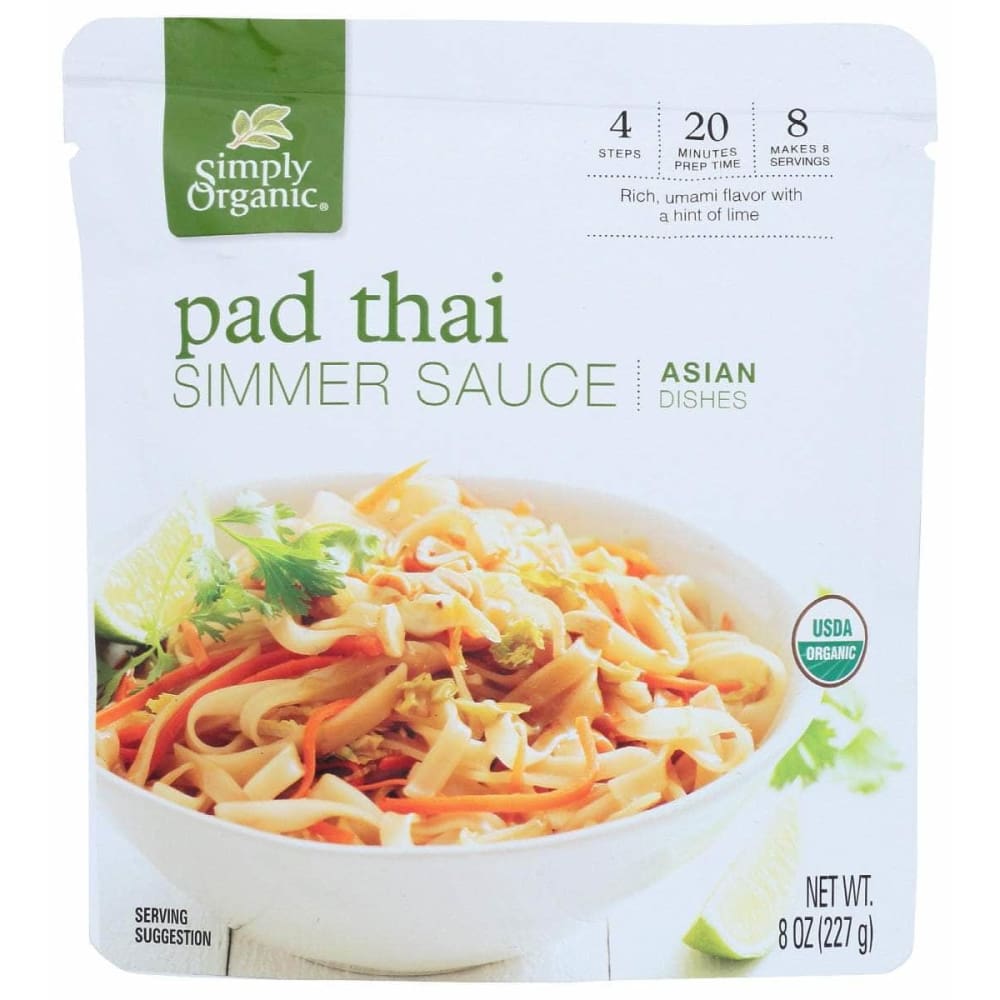 SIMPLY ORGANIC Grocery > Cooking & Baking > Seasonings SIMPLY ORGANIC: Sauce Pad Thai Org, 8 oz