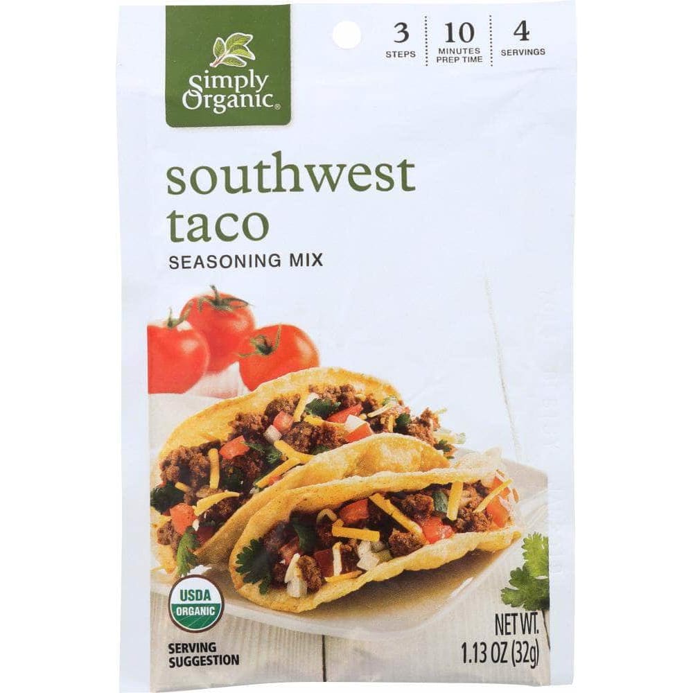 Simply Organic Simply Organic Southwest Taco Seasoning, 1.13 Oz