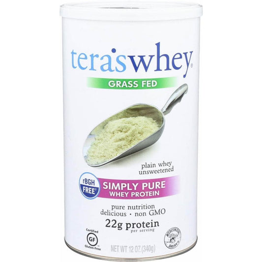 TERAS WHEY SIMPLY TERAS Pure Whey Protein Plain Unsweetened, 12 oz