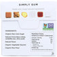 Simplygum Simplygum Natural Ginger Gum, 15 pc