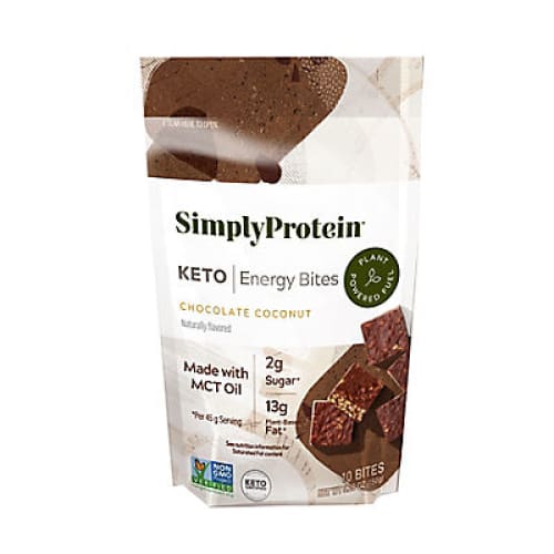 SimplyProtein Chocolate Coconut Keto Bites 5.29 oz. - Home/Grocery/Specialty Shops/Better For You Foods/ - SimplyProtein