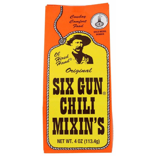 SIX GUN SIX GUN Original Chili Mixins, 4 oz
