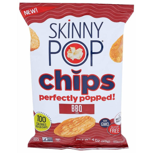 SKINNY POP Skinny Pop Chips Popped Bbq, 4 Oz