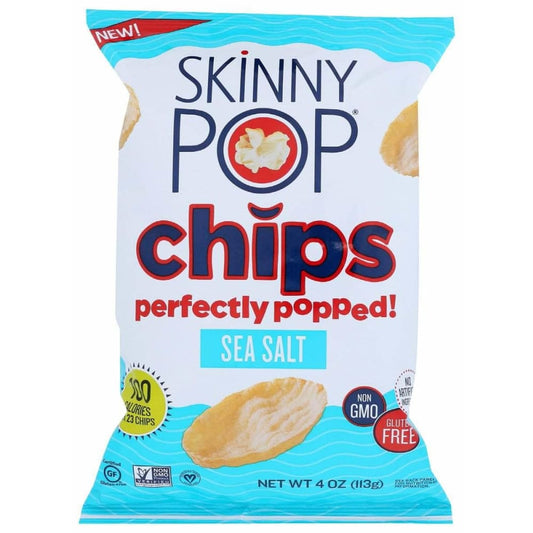 SKINNY POP Skinny Pop Chips Popped Sea Salt, 4 Oz