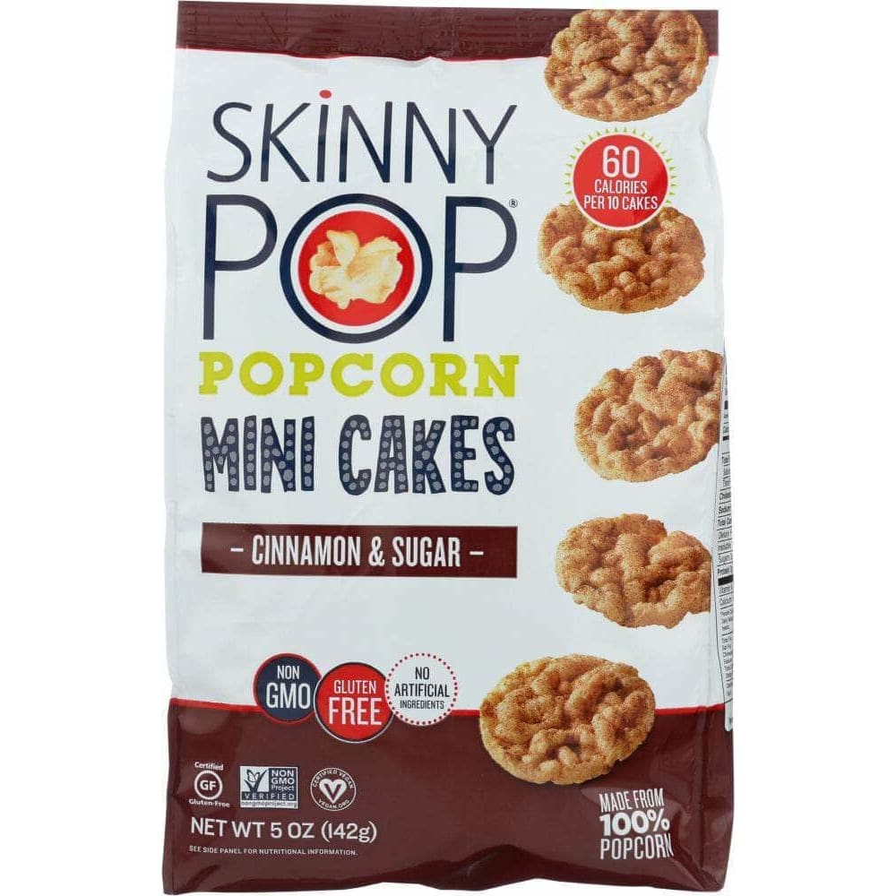 Skinny Pop Skinny Pop Popcorn Mini Cake Cinnamon & Sugar, 5 oz