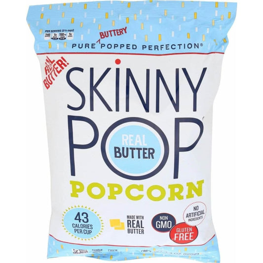 SKINNY POP Skinny Pop Real Butter Popped Corn, 4.4 Oz