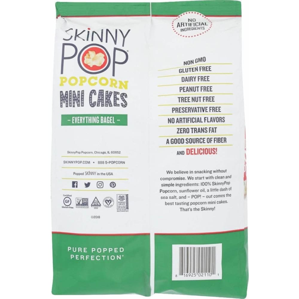 SKINNY POP Skinny Pop Rice Cakes Evrythng Bagel, 5 Oz